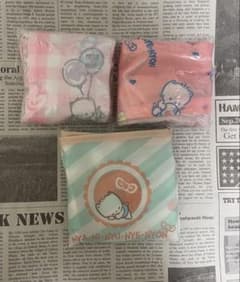 ニャニィニュニェニョン エコバッグ そうがら ふうせん おあそび 3点セットのサムネイル