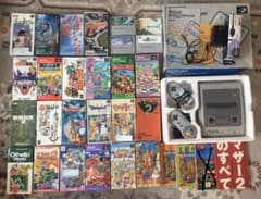 スーパーファミコン本体＋ソフト25本　動作確認済のサムネイル