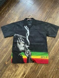 ボブマーリー　半袖シャツ　柄シャツ　コムドットゆうたのサムネイル