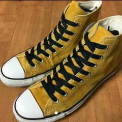 値下げ CONVERSE スエード生地 マスタードのサムネイル