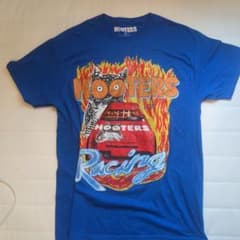 Hooters Racing Tシャツ Mサイズ 青のサムネイル