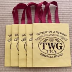 TWG TEA ショップ袋 5枚セットのサムネイル