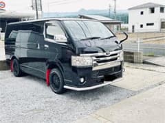 トヨタ ハイエース 200系 フロントパイプスポイラー - メルカリ