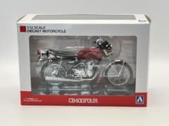 アオシマ 1/12 ホンダ CB400FOUR ライトビーレッド 完成品バイクのサムネイル