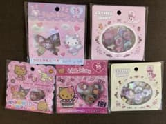 K*o様 おはじきシール まとめ売り　サンリオ　日焼けキティ　エスターバニーのサムネイル