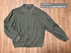 リブブルゾン GU×UNDERCOVER カーキ　メンズLサイズのサムネイル
