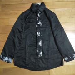 韓国 柄シャツ ネクタイ付きのサムネイル