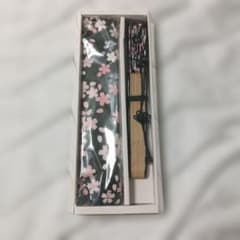 桜柄 扇子 扇子袋セットのサムネイル