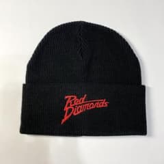 浦和レッズ Red Diamonds ビーニー ニット帽 黒 美品 - メルカリ