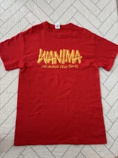 や*ん様 WANIMA 天草公演限定 Tシャツ 赤 WANIMA レッド Tシャツ 100%コットン - メルカリ