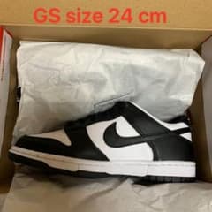 Nike dunk low panda ナイキ ダンク パンダ GS 24cmのサムネイル