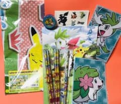 ポケモンの文具とレジャーシート等々のサムネイル