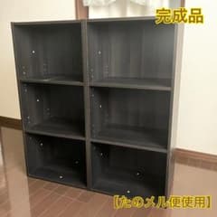 THREEPPY 大理石柄 折り畳み収納カラーボックス 3個セット | Shop at