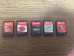 Nintendo Switch ソフト 5本セット　ポケモン　マリオ　あつ森のサムネイル