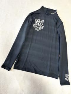 美品✨ PEARLY GATES ブラック モックネックシャツ 長袖 - メルカリ