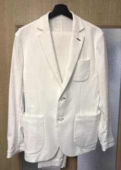 1piu1uguale3 ウノピュ リネンドライビングセットアップスーツ 美品