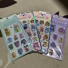 Samuel サミュエル ぷっくり3Dシール ステッカー 4枚セットのサムネイル