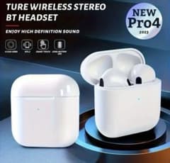 신품・ 미사용 Bluetooth 5.0 TWS Pro 4 무선 이어폰