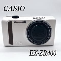 美品 動作良好】CASIO EXILIM EX-ZR400 ホワイト コンデジ - メルカリ