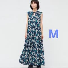 UNIQLO×PAUL&JOE フラワープリント ノースリーブワンピースのサムネイル