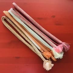 ♡帯〆♡平組　色とりどり　5本　まとめ売り④のサムネイル
