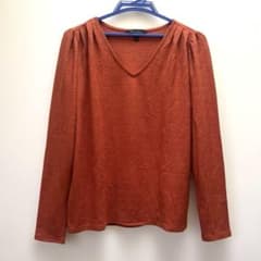 BANANA REPUBLIC 長袖 Vネック トップス Sサイズ