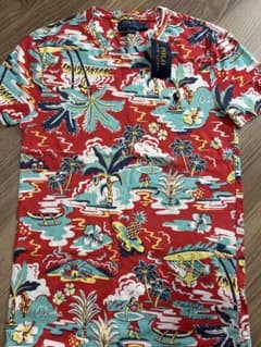 新品タグ付　Polo Ralph Lauren アロハ柄 Tシャツ XSのサムネイル