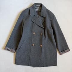 【美品】Burberrys ピーコート カシミア混 ビンテージ 11号 Burberrys ダブルピーコート カシミア混 ビンテージ グレー 7号 - メルカリ