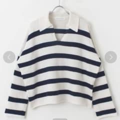 URBAN RESEARCH ポロカラーマリンニットのサムネイル