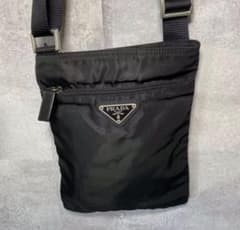 PRADA プラダ パイソン ナイロン チェーン ショルダーバッグ Y2K