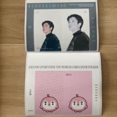 EXO ギョンス REVERXE カードカバーステッカー ポップアップ トレカ