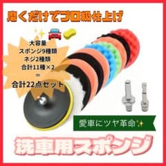 洗車用スポンジ　22点セット（2個）のサムネイル