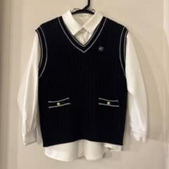 pom ponette ポンポネットジュニア　　ベスト　シャツセットのサムネイル