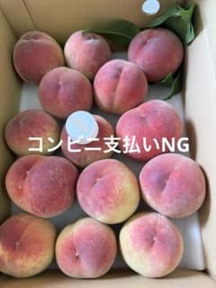 山梨県　桃　小玉　規格外　日川白鳳　⑥のサムネイル