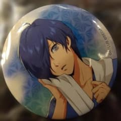 ペルソナ 極楽湯 RAKU SPA 主人公 缶バッジ ペルソナ3 結城理 - メルカリ