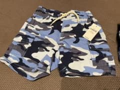 新品☆baby GAP カモフラージュ70cmショートパンツ 水色のサムネイル