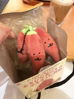 ナガノキャラクターズ おちびな食べものマスコット シークレット 一味のサムネイル