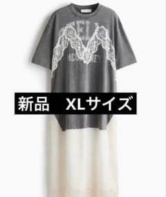 り*ん様 新品STELLA MCCARTNEY H&M レーストリムTシャツドレ - メルカリ