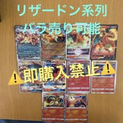 リザードン系列バラ売り可能