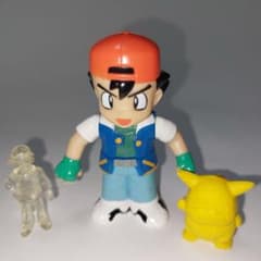 ポケモン サトシ＆ピカチュウ フィギュア セット 平成レトロ 当時物