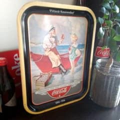 コカコーラ Coca-Cola 50周年記念トレイ レトロ ヴィンテージ - メルカリ