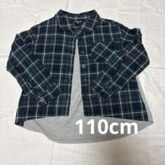 COMME CA ISM チェック柄シャツ 110Aのサムネイル