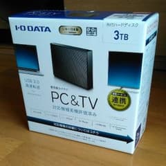 I-O DATA 外付けハードディスク　3TBのサムネイル