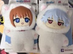 銀魂 sofunuiソフビめい めいぐるみ 神楽 坂田銀時 - メルカリ