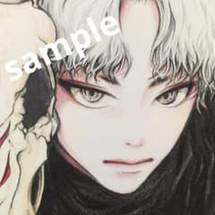 m*a様 手描きイラスト　アナログイラスト　オリジナルイラストのサムネイル