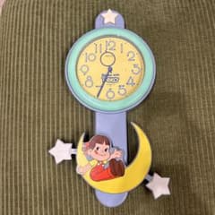 ペコちゃん壁掛け時計非売品レア商品 ペコちゃん壁掛け時計 非売品 振子時計 不二家 SEIKO 『レア物