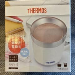 【新品】サーモス 保温マグカップ 350ml 蓋付き 白のサムネイル