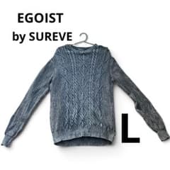 EGOIST by SUREVE ロング ニット Lのサムネイル