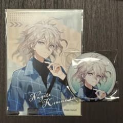 ダンガンロンパ ローソン 狛枝 凪斗 L判ブロマイド 缶バッジ セット