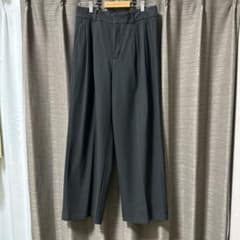 GU タックワイドパンツ ブラックのサムネイル